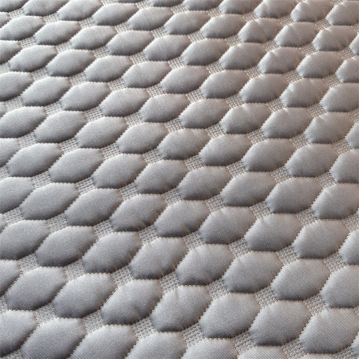 91家纺网 家纺一手货源 找家纺 情恒家纺 2025夏季款亮光布加厚双面用床头罩 淡雅灰