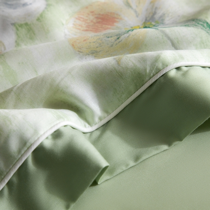 91家纺网 家纺一手货源 找家纺 （总）金喜 2025新款天丝夏被夏凉被薄被子套件数码印花夏被四件套