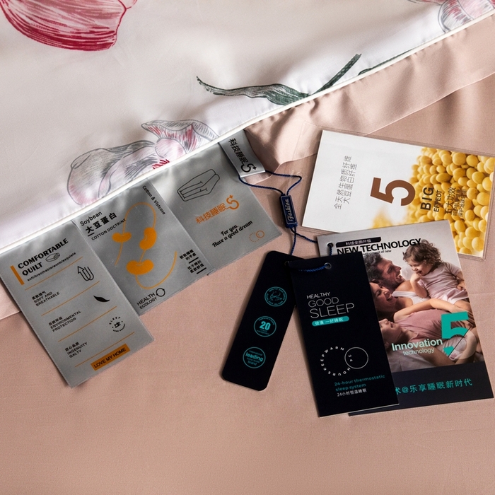 91家纺网 家纺一手货源 找家纺 金喜 2025新款天丝夏被夏凉被薄被子套件数码印花夏被四件套 气泡粉语