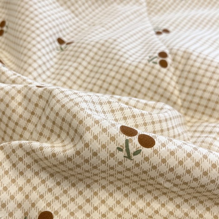 91家纺网 家纺一手货源 找家纺 菲梵家纺 2025春夏新品A类全棉喷气印花夏被 被子被芯 樱姿