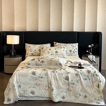 91家纺网 家纺一手货源 找家纺 （总）花满路 2025新款成人夏被