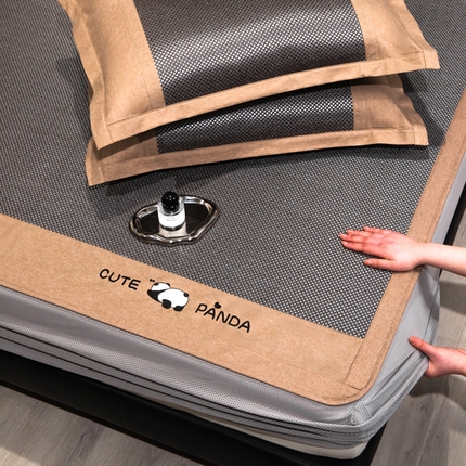 91家纺网 家纺一手货源 找家纺 （总）倾慕家纺 2025新款倾慕刺绣冰藤席