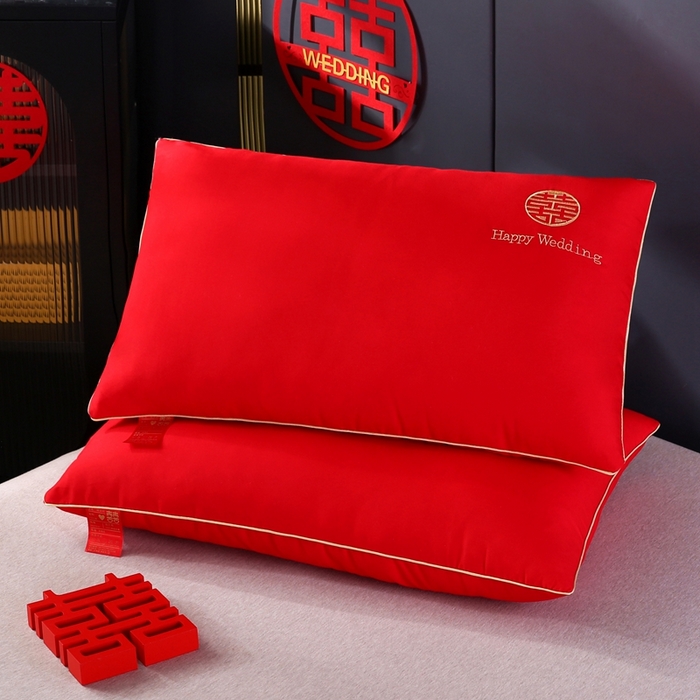 91家纺网 家纺一手货源 找家纺 （总）贤内助家纺 2025新款婚庆枕芯简爱系列-信封枕48*74/方抱枕60*60/大靠枕60*80