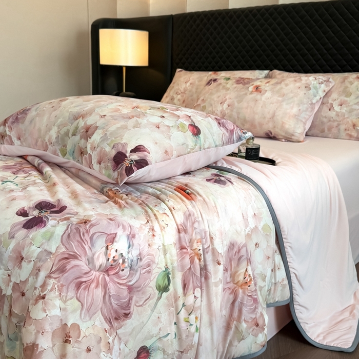 91家纺网 家纺一手货源 找家纺 （总）花满路 2025新款成人夏被