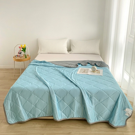 91家纺网 家纺一手货源 找家纺 （总）富艺隆 2025新款纯色凉感丝夏被