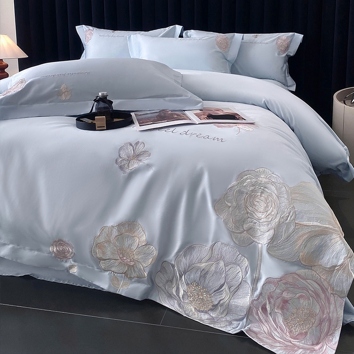 91家纺网 家纺一手货源 找家纺 （总）优悦生活馆 2025新款全棉长绒棉四件套-梦想花园