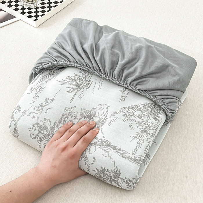 91家纺网 家纺一手货源 找家纺 （总）子曰 2025新款高定版A类PE聚乙烯凉感凉席提花凉席床笠