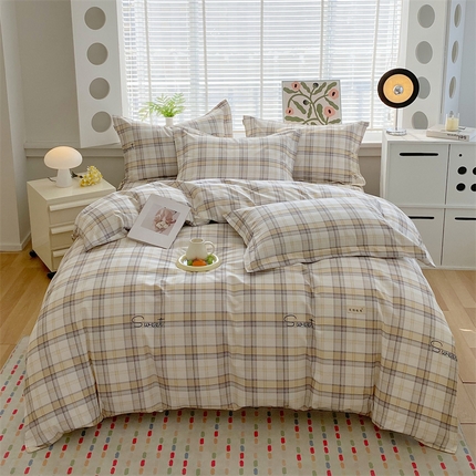 91家纺网 家纺一手货源 找家纺 （总）凯磊2025新款老粗布印花四件套