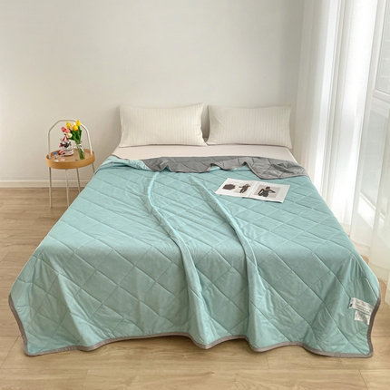 91家纺网 家纺一手货源 找家纺 （总）富艺隆 2025新款纯色凉感丝夏被