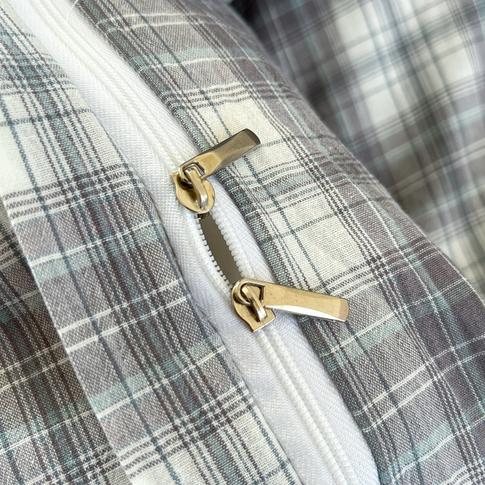 91家纺网 家纺一手货源 找家纺 金窝窝家纺 2025新款纯棉水洗棉四件套 爱锦灰