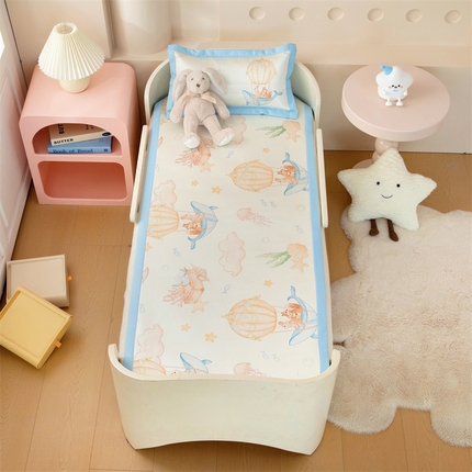 91家纺网 家纺一手货源 找家纺 （总）御棉坊 2025新款A类600D数码印花儿童凉席