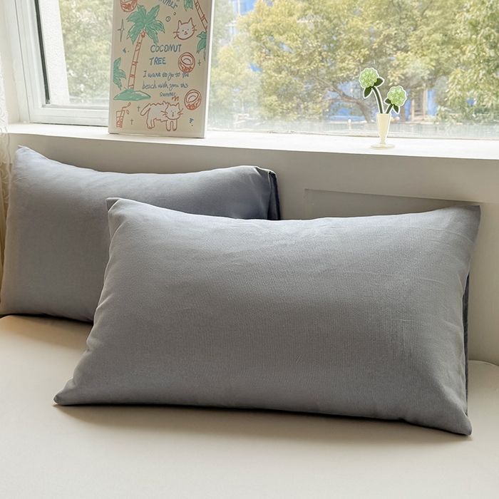 91家纺网 家纺一手货源 找家纺 晓时候 2025原棉老粗布床单凉席三件套软凉席子单床单 高级灰