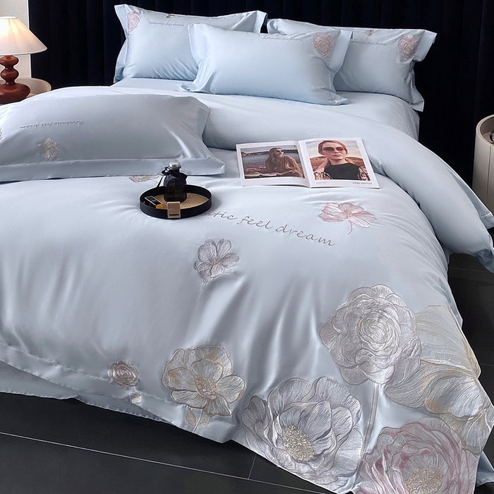 91家纺网 家纺一手货源 找家纺 （总）优悦生活馆 2025新款全棉长绒棉四件套-梦想花园