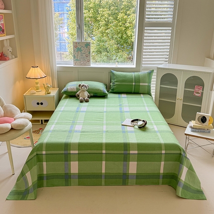 91家纺网 家纺一手货源 找家纺 （总）晓时候 2025原棉老粗布凉席床单凉席三件套软凉席子单床单