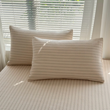 91家纺网 家纺一手货源 找家纺 （总）梦精灵家纺 2025新款全棉色织单枕套