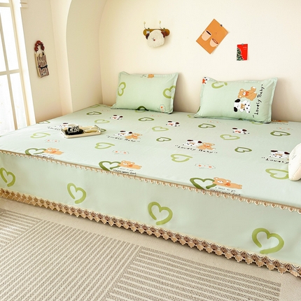 手艺人家纺 2025新款亲肤舒适老粗布单层炕盖榻榻米炕垫 LDK16