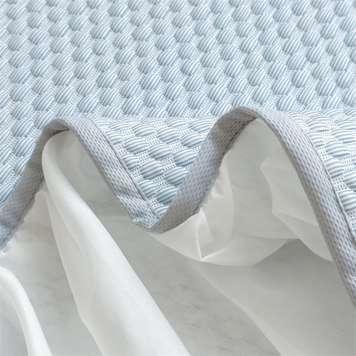 91家纺网 家纺一手货源 找家纺 丝幔家纺 2025新款A类冰豆豆花边款凉席床裙 绅士灰