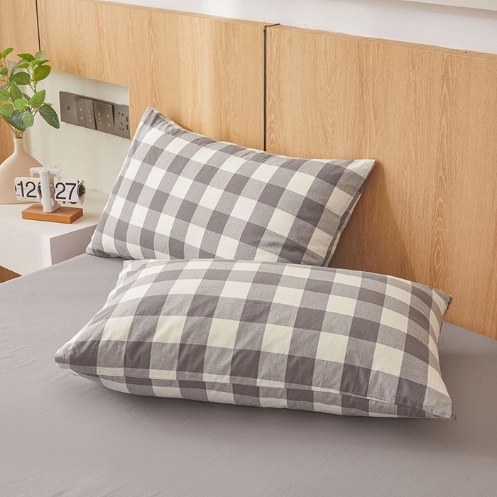 91家纺网 家纺一手货源 找家纺 创优家纺 2025新款无印风格子新疆棉夏被空调被纯棉花被夏被子薄被芯水洗棉包检测 灰中格