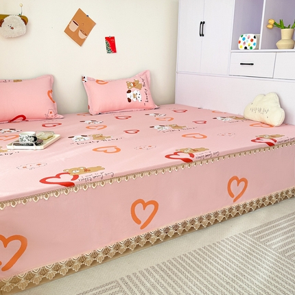 手艺人家纺 2025新款亲肤舒适老粗布单层炕盖榻榻米炕垫 LDK18