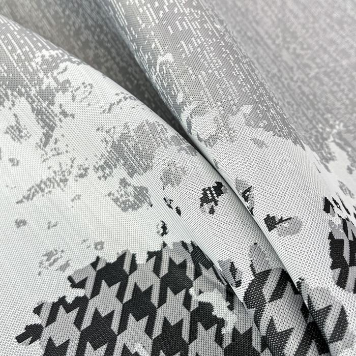 91家纺网 家纺一手货源 找家纺 子曰 2025新款高定版A类PE聚乙烯凉感凉席提花凉席床笠 千鸟格-灰【床笠款】