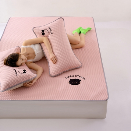 91家纺网 家纺一手货源 找家纺 （总）格真 2025新款A类凉感丝豆豆席