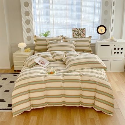 91家纺网 家纺一手货源 找家纺 （总）凯磊2025新款老粗布印花四件套