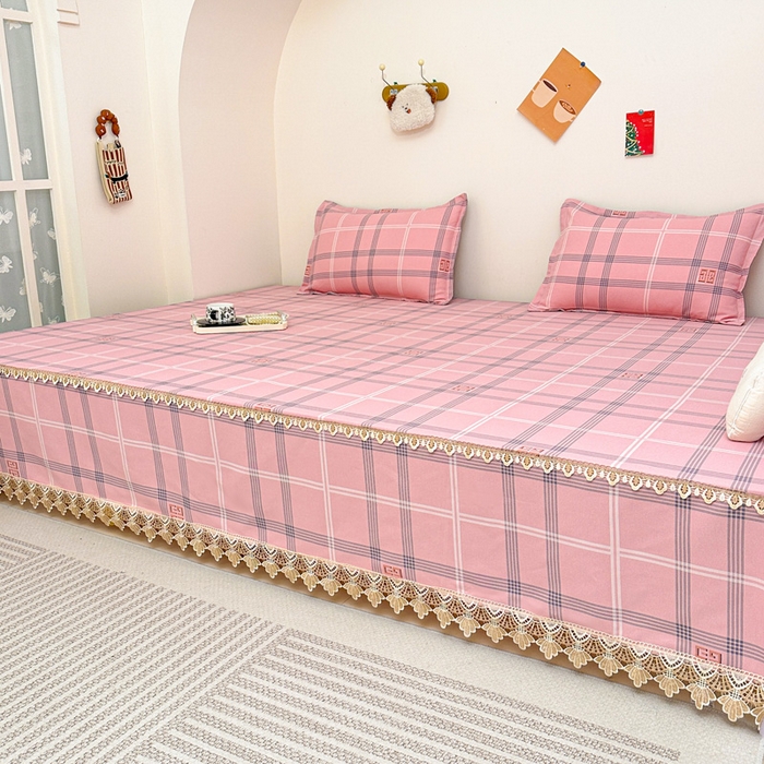 91家纺网 家纺一手货源 找家纺 手艺人家纺 2025新款亲肤舒适老粗布单层炕盖榻榻米炕垫 LDK05