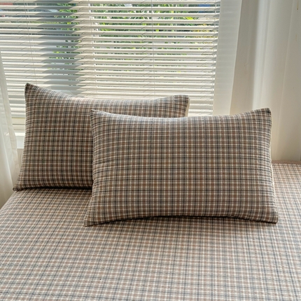 91家纺网 家纺一手货源 找家纺 （总）梦精灵家纺 2025新款全棉色织单枕套