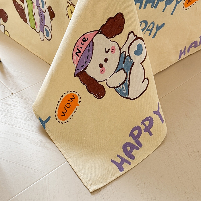 91家纺网 家纺一手货源 找家纺 晓时候 2025原棉老粗布床单凉席三件套软凉席子单床单 酷狗