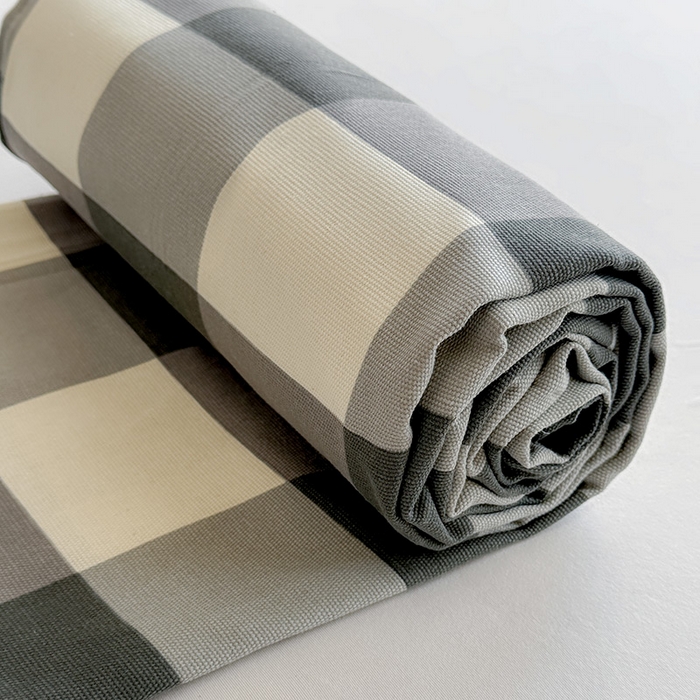 91家纺网 家纺一手货源 找家纺 晓时候 2025原棉老粗布床单凉席三件套软凉席子单床单 黑白格