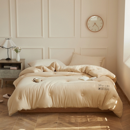 91家纺网 家纺一手货源 找家纺 （总）蚕阿婆 2025新款全棉针织被 秋裤棉大豆被