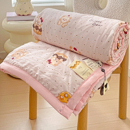 91家纺网 家纺一手货源 找家纺 （总）富艺隆 2025新款水洗棉印花夏被