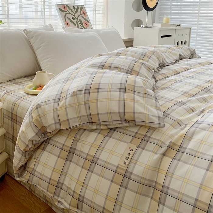 91家纺网 家纺一手货源 找家纺 凯磊2025新款老粗布印花单品被套被套单件 暖格舒居