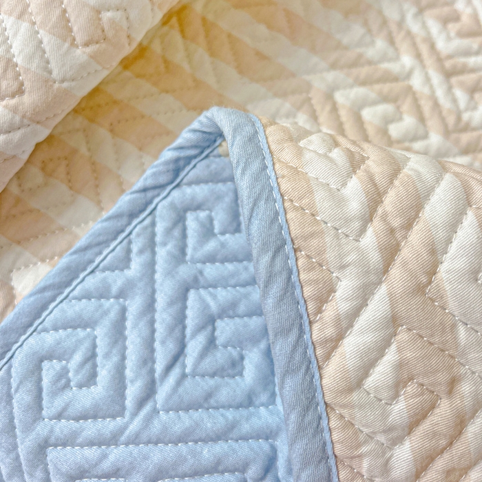 91家纺网 家纺一手货源 找家纺 羽爱家纺 2025新款A类双面全棉印花床盖套件 动漫恐龙