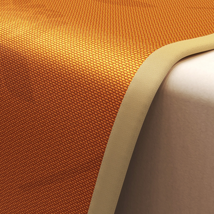 91家纺网 家纺一手货源 找家纺 迪乐妮 2025新款藤席养身席 单面席—繁花锦