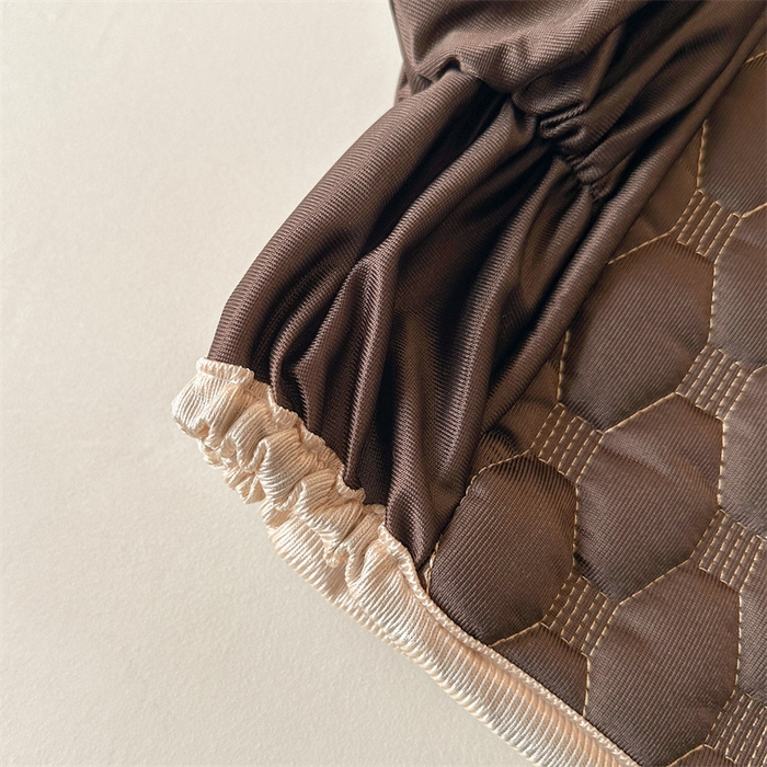 91家纺网 家纺一手货源 找家纺 情恒家纺 2025夏季款亮光布加厚双面用床头罩 深棕咖