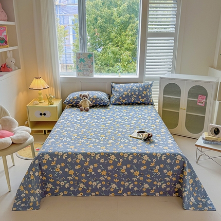 91家纺网 家纺一手货源 找家纺 （总）晓时候 2025原棉老粗布凉席床单凉席三件套软凉席子单床单