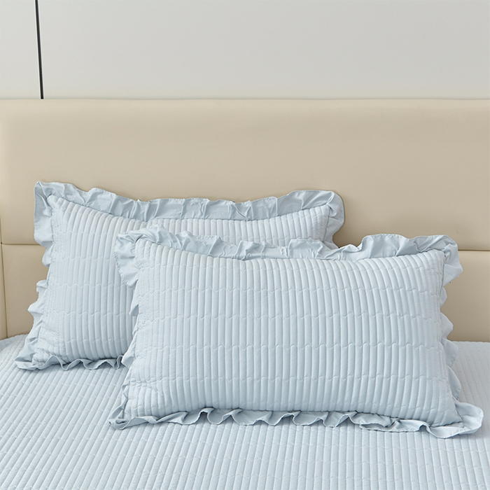 91家纺网 家纺一手货源 找家纺 （总）星窝家纺 2025新款水洗棉花边床裙式多功能床盖三件套