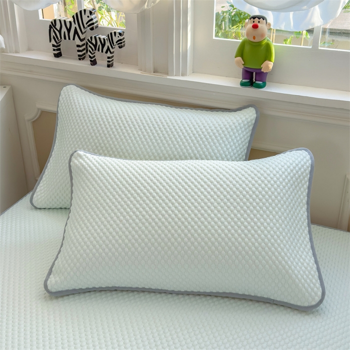 91家纺网 家纺一手货源 找家纺 （总）丝幔家纺 2025新款A类冰豆豆凉豆豆花边款凉席床裙