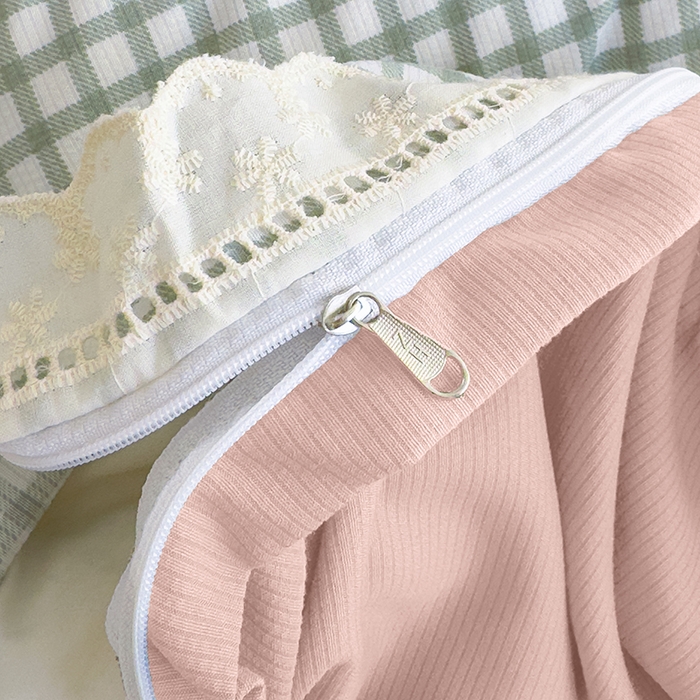 91家纺网 家纺一手货源 找家纺 竹合家纺 2025新款春日碎花法式镂空花边款式提花皱皱四件套 法式-花束蛋糕