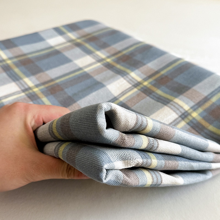 91家纺网 家纺一手货源 找家纺 晓时候 2025原棉老粗布床单凉席三件套软凉席子单床单 简兮蓝