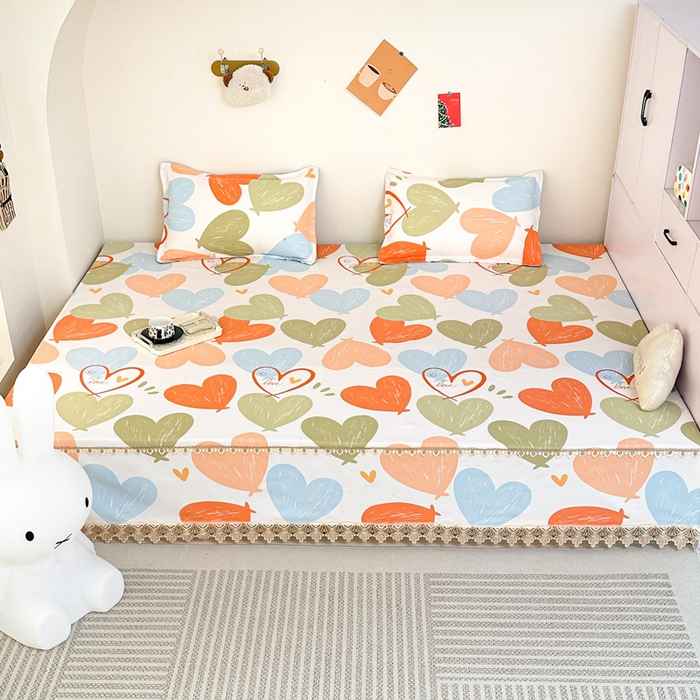 91家纺网 家纺一手货源 找家纺 手艺人家纺 2025新款亲肤舒适老粗布单层炕盖榻榻米炕垫 LDK02