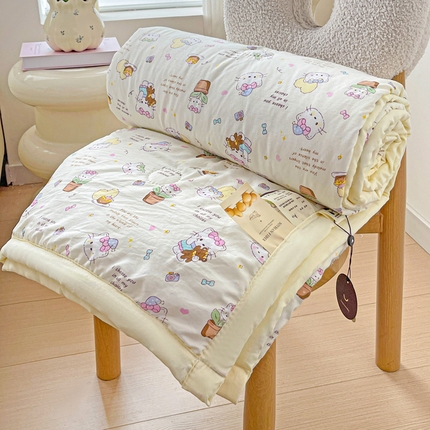 91家纺网 家纺一手货源 找家纺 （总）富艺隆 2025新款水洗棉印花夏被