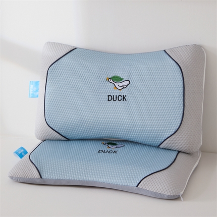 91家纺网 家纺一手货源 找家纺 （总）织布人 2025新款记忆枕夏季凉感天鹅颈记忆枕头儿童学生成人零压记忆枕芯