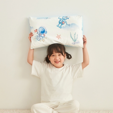 91家纺网 家纺一手货源 找家纺 （总）艾佳宝贝 2025新款A类全棉纯棉儿童单枕套多尺寸可拆式枕头