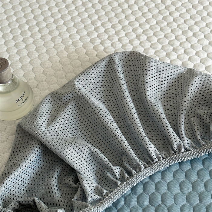 91家纺网 家纺一手货源 找家纺 笙意家纺 2025新款豆豆凉感软席-兰娜 兰娜-冰川绿