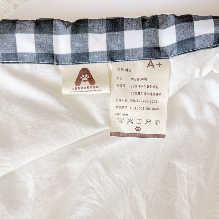 91家纺网 家纺一手货源 找家纺 海岛哥哥 2025年新款绣花夏被 竹子熊猫-黑