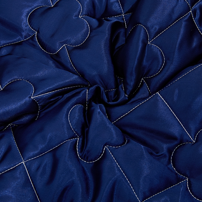 91家纺网 家纺一手货源 找家纺 梦舒羽 2025新款夏季冰丝凉感夹棉枕套单人一对装可水洗加厚枕头套宿舍48x74cm枕芯套 夹棉加厚-深海蓝