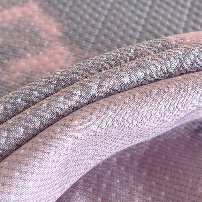 91家纺网 家纺一手货源 找家纺 冬然家纺 2025新款冰豆豆席子凉席床裙款 梦幻气球-粉