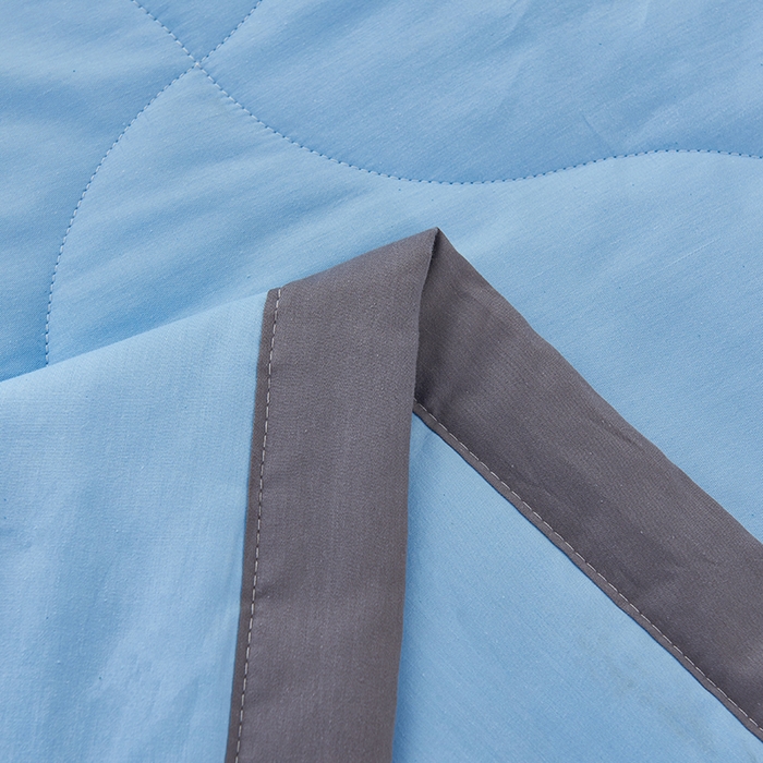 91家纺网 家纺一手货源 找家纺 被多多 2025新款全棉纯棉羽丝棉夏被夏凉被空调被 天空蓝